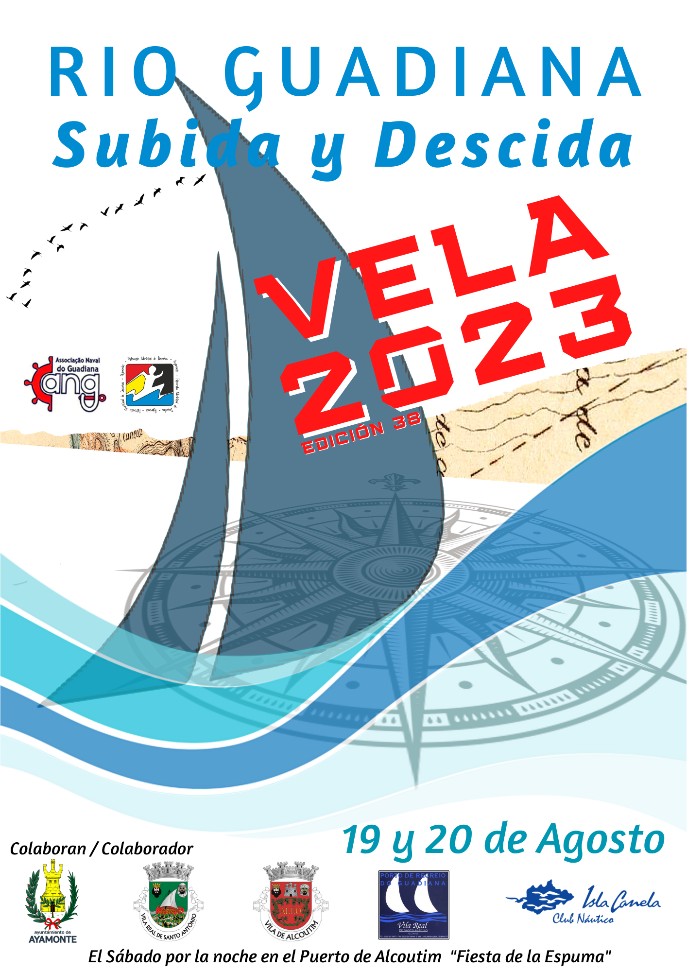 Subida y descida Río Guadiana Vela 2023